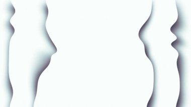 Modern tasarım projeleri için kusursuz döngüler, soyut beyaz şekiller animasyon ve sanat görselleri vakalar kullanır