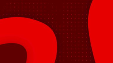 kırmızı soyut arkaplan noktalar ve şekiller giriş ve çıkış videoları ve görsel efektler için canlandırma