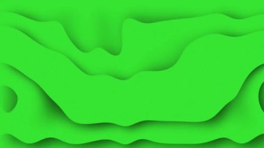 Bu, soyut dalgalar ve hareket grafikleriyle çok güzel bir yeşil ekran arka planı. kusursuz döngü video efekti