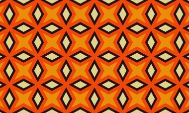 Turuncu ve bej şekilli bir geometrik desen, arka plan, tekstil tasarımı ve duvar kağıtları için mükemmel..