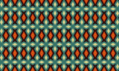 kumaş tekstil veya duvar kağıdı baskı tasarımı sanatı için kusursuz geometrik desenli bir arkaplan vektör tasarımı