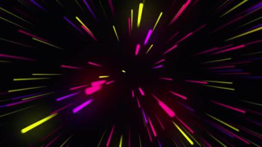 soyut renkli neon ışığı arka plan animasyon hareketinin grafiklerini döngüye sokulabilir ve pürüzsüz görüntü görüntülerini çizer