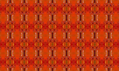 Canlı, soyut bir turuncu desen. Kusursuz geometrik tasarım, tekstil ve duvar kağıdı tasarımı için mükemmel..