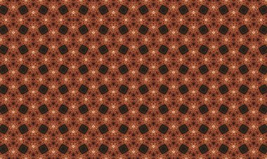 Tekstil ve yüzey desenleri ve arkaplanlar için kahverengi geometrik döşeme dizaynı