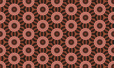 Kahverengi ve pembe renklerde kusursuz bir çiçek deseni. Tekstil, duvar kağıdı ve tasarım projeleri için mükemmel.