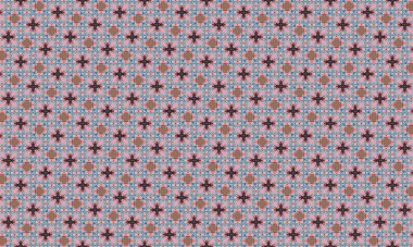 Pembe, mavi ve kırmızı renklere sahip renkli ve karmaşık bir çiçek deseni. Özgeçmiş ve tekstil için idealdir..