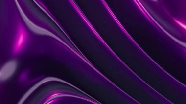 Pürüzsüz, kıvrımlı çizgiler ve yansımalardan oluşan canlı, mor soyut bir arka plan derinlik ve lüks hissi yaratıyor..