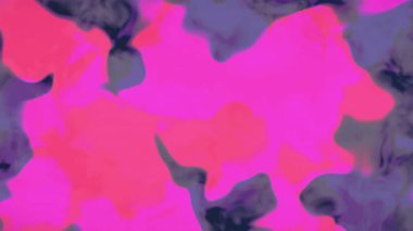 Düzensiz şekiller ve renklerle parlak pembe ve mor renkler içeren büyüleyici soyut bir arka plan dinamik bir görsel etki yaratıyor..