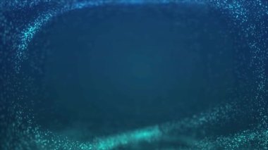 Dinamik bir ışık gösterisinde parlayan mavi parçacıkların büyüleyici bir görüntüsü, fütüristik teknolojiye dokunmak ya da projenize büyüleyici görsel efektler eklemek için mükemmel..