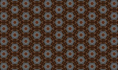 Yaratıcı projeler için yinelenen şekil ve renklerle canlı geometrik desen