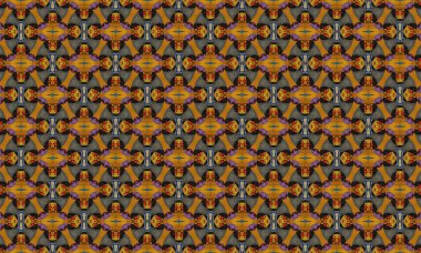 Herhangi bir projeye yaratıcılık ve görsel ilgi eklemek için mükemmel, canlı bir renk paletinde büyüleyici şekiller ve tasarımlar içeren karmaşık soyut desen