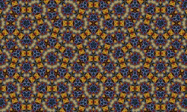 Canlı turuncu ve siyah detaylarla karışık geometrik desen, modern bir dokunuş eklemek için mükemmel..