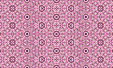 Dairesel tasarımlar içeren karmaşık pembe desenli, modadan ev dekorasyonuna kadar her projeye zarafet ve incelik katmak için mükemmel.
