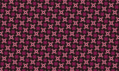 Koyu arkaplanda parlak pembe ve mor çiçeklerle sersemletici çiçek deseni, dekoratif tasarımlar, tekstil ve dijital sanat projeleri için mükemmel.