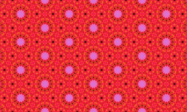 Canlı pembe ve turuncu renkleri olan karmaşık çiçek deseni, her tasarım projesine zerafet ve incelik katmak için mükemmel..