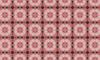 Canlı pembe ve siyah renkleri olan karmaşık geometrik desen tasarımlara, arka planlara ve yaratıcı projelere şık bir dokunuş eklemek için mükemmel.