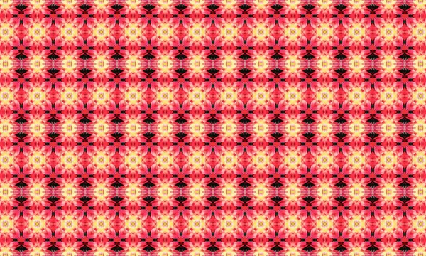 Çarpıcı kırmızı ve sarı geometrik desenli. Karmaşık çiçek desenli. Her yaratıcı projeye renk ve enerji katmak için mükemmel..