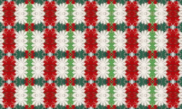 Kırmızı, yeşil ve beyaz çiçeklerden oluşan güzel çiçek desenleri. Tatil süslemeleri, hediye ambalajları veya tekstil tasarımları için mükemmel.