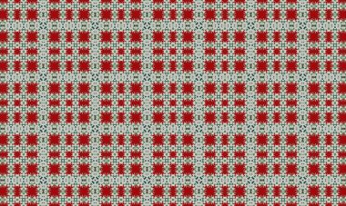 Modern ticari kullanım için canlı kırmızı ve gri çiçekli dinamik geometrik desenler