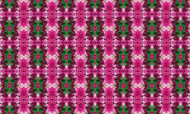 Çarpıcı soyut çiçek deseni, canlı pembe ve yeşil renkler, her tasarım projesine zerafet ve entelektüellik katmak için mükemmel, modadan ev dekorasyonuna.