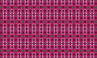 Pembe, mor ve yeşil tonlarında karmaşık çiçek desenleri. Her tasarım projesine zarafet ve incelik katmak için mükemmel.