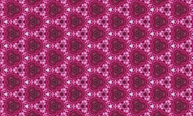 Mandalalar içeren karışık pembe desenler dekoratif arka planlar, duvar kağıtları veya sanatsal tasarımlar için mükemmel.