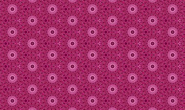Dairesel tasarım ve şekillerle karışık pembe desenli, her projeye zarafet ve incelik katmak için mükemmel..