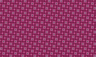 Canlı pembe ve yeşil renkleri olan karmaşık geometrik desenler, modern stilin bir dokunuşunu tasarlamak için mükemmel.