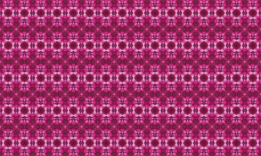 Lüks moda ve dekoratif projeler için zarif tasarımları olan karmaşık pembe çiçek deseni.