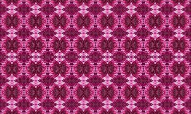 Dekoratif detaylarla karışık pembe ve mor geometrik desen, tasarımlara, arka planlara ve daha fazlasına renk ve görsel ilgi katmak için mükemmel.