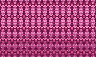 Dekoratif kullanım için dekoratif tasarımları olan karmaşık pembe ve mor pürüzsüz desen