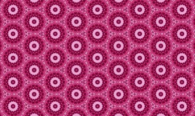 Dairesel tasarımlar içeren karmaşık pembe desenler. Tasarımlarınıza modadan ev dekorasyonuna zerafet ve incelik katmak için mükemmel.