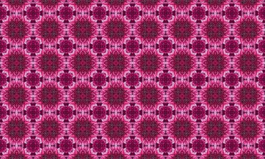 Her tasarım projesine zarafet ve entelektüellik katmak için mükemmel, canlı, karmaşık dizayn ve şekillere sahip karmaşık pembe çiçek deseni.