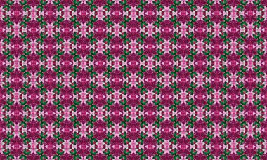 Çarpıcı geometrik desen canlı pembe ve yeşil soyut şekiller içeriyor, tasarımlara, arka planlara ve dokulara renk ve görsel ilgi katmak için mükemmel..