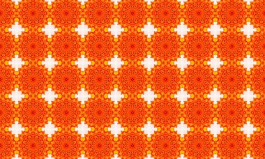 Projenize canlı turuncu ve beyaz desenli, yapboz parçaları içeren, modern ve oyuncu bir dokunuşa ihtiyaç duyan tasarımlar için mükemmel bir renk ve yaratıcılık katın..