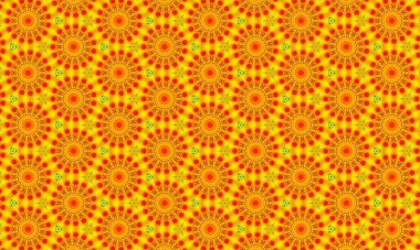 Çarpıcı geometrik desenler, parlak sarı ve turuncu renkler, modern tasarımlar ve arka planlar için mükemmel.