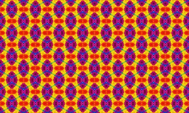 Tasarımlarınıza renkli çiçek motifleri, moda, ev dekorasyonu ve sanatsal projeler için mükemmel olan renkli geometrik desenler ekleyin