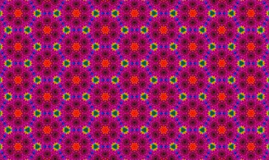 Pembe arka planda renkli çiçeklerin yer aldığı büyüleyici çiçek deseni dekoratif tasarımlar, dijital sanat ve yaratıcı projeler için mükemmel.