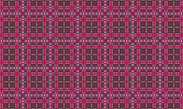 Canlı pembe ve siyah renkleri olan karmaşık geometrik desen, tasarımlara, arka planlara ve dekorlara zarafet ve incelik katmak için mükemmel.