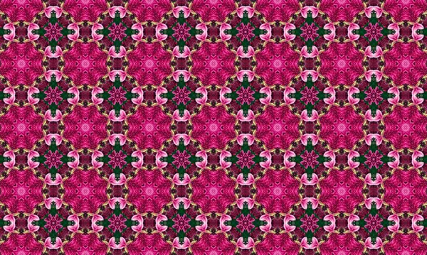 Altın aksanlı karışık pembe çiçek deseni, tasarımlara zarafet ve lüks katmak için mükemmel, canlı ve modern estetik