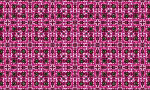 Canlı pembe ve yeşil renkler içeren karmaşık çiçek deseni, her tasarım projesine zarafet ve incelik katmak için mükemmel.