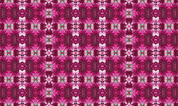 Yeşil aksanlı karışık pembe çiçek deseni, her tasarım projesine zerafet ve entelektüellik katmak için mükemmel..