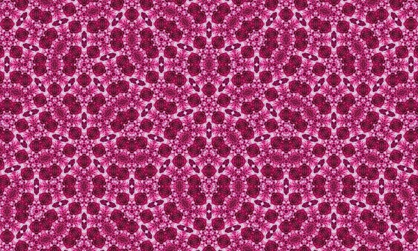 Dekoratif kullanım için detaylı tasarım ve şekillerle karışık pembe çiçek deseni