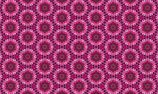 Karmaşık pembe çiçekli desenli mandalalar dekoratif tasarımlar için mükemmel.