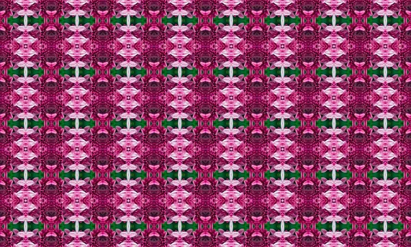 Parlak pembe ve yeşil renklere sahip karmaşık soyut desenler, tasarımlara zerafet ve entelektüellik katmak için mükemmel, modadan iç dekorasyona.