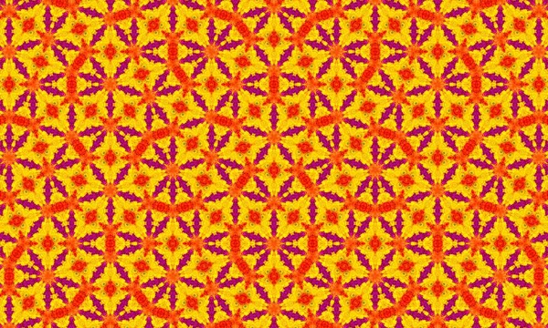 Sersemletici sarı, turuncu ve mor çiçekli desen tasarım ve arka plan için mükemmel.