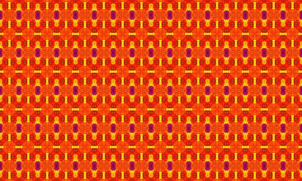 Göz kamaştırıcı turuncu ve sarı çiçek deseni duvar kağıdı, kumaş ve dekorasyon için mükemmel.