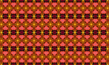 Canlı geometrik çiçek deseni modern tasarımlar ve arka planlar için mükemmel.