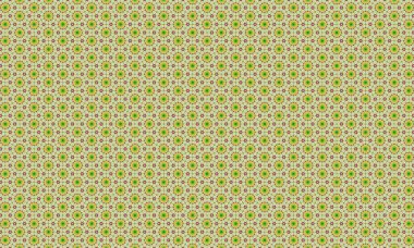 Güzel, pürüzsüz çiçek desenleri. Parlak yeşil ve sarı çiçekler.