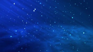 Parlayan parçacıklar ve parlayan ışık ile büyüleyici mavi arkaplan, projene biraz sihir katmak için mükemmel.
